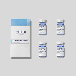 Obagi Clinical Blue Brilliance Triple Acid Peel 4 Vials 0.27 Fl oz New Sealed